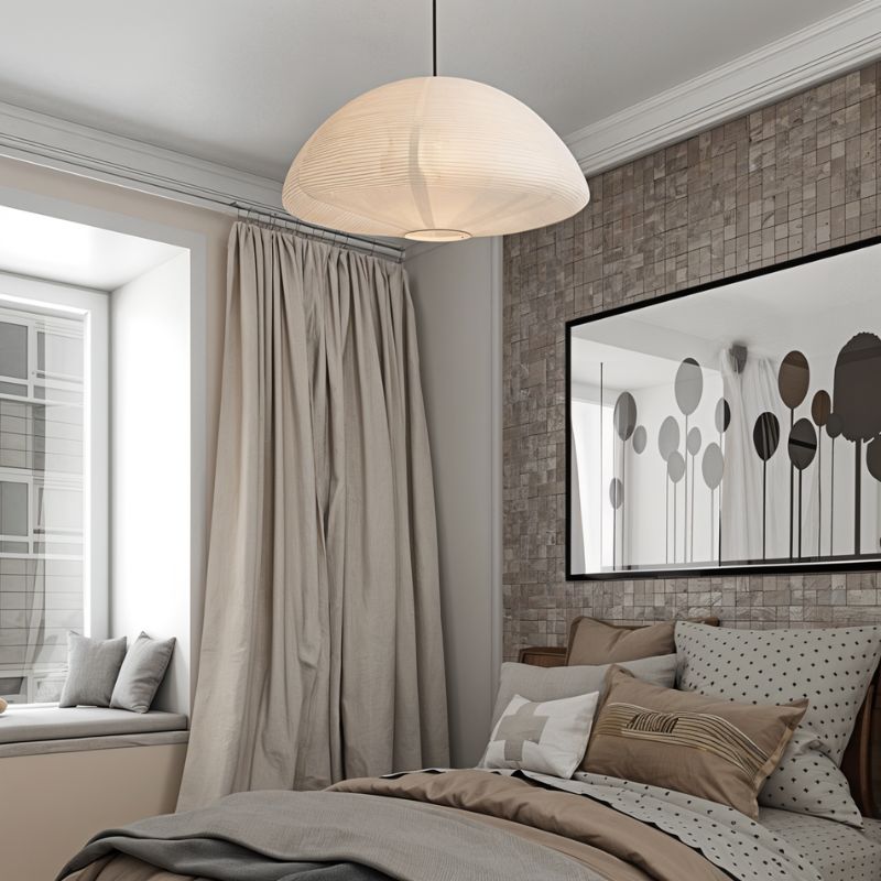 Japandi Translucent Glass Pendant Light – Hikari