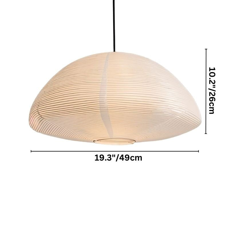 Japandi Translucent Glass Pendant Light – Hikari