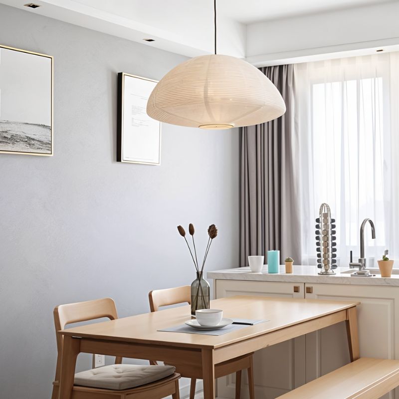 Japandi Translucent Glass Pendant Light – Hikari