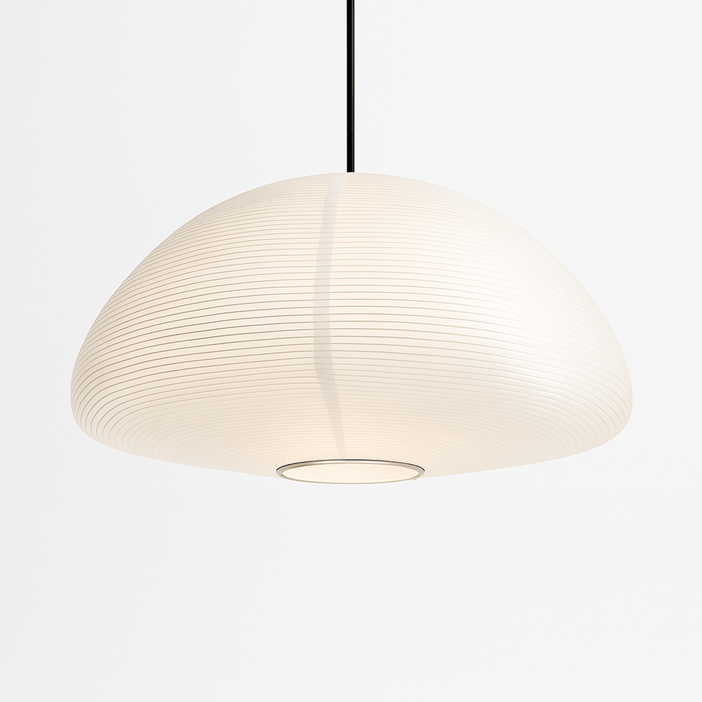 Japandi Translucent Glass Pendant Light – Hikari