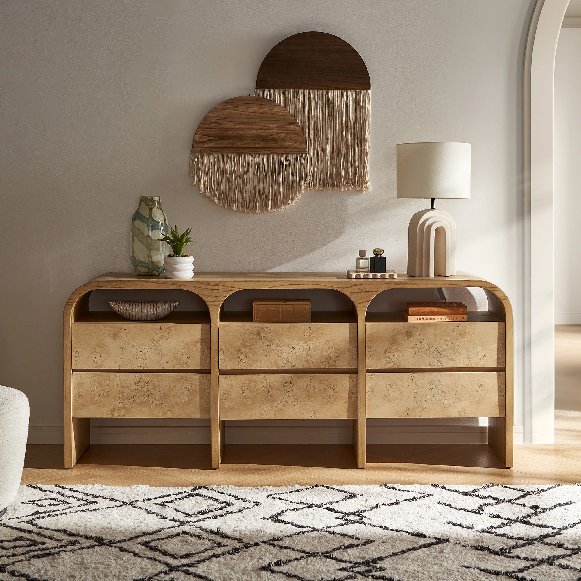 Japandi Arched Dresser