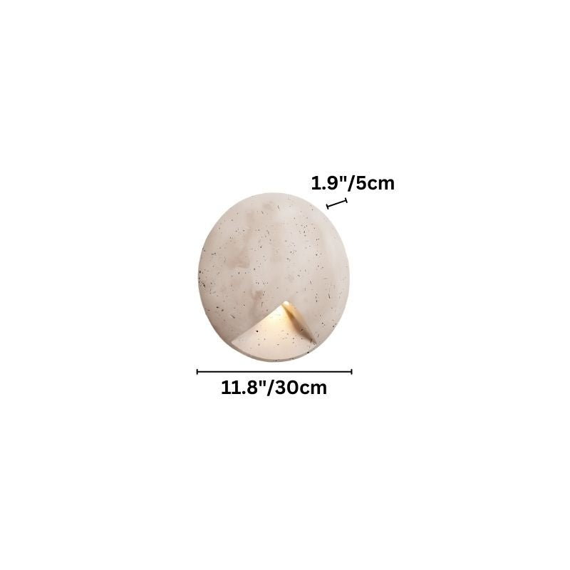 Japandi Cone-Shaped Metal Wall Lamp – Lexora