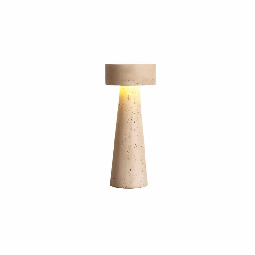 Japandi Sculptural Ceramic Table Lamp – Lycoris
