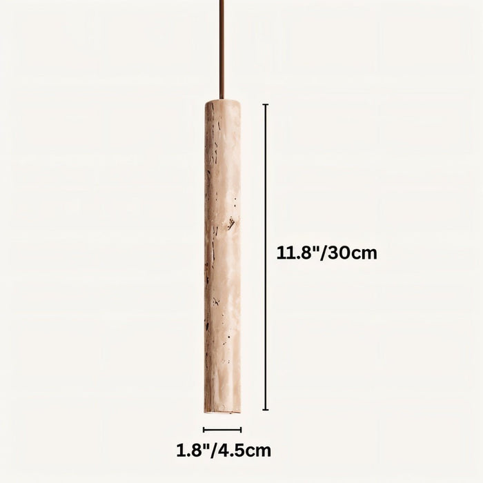 Japandi Sculpted Wood Pendant Light – Marus
