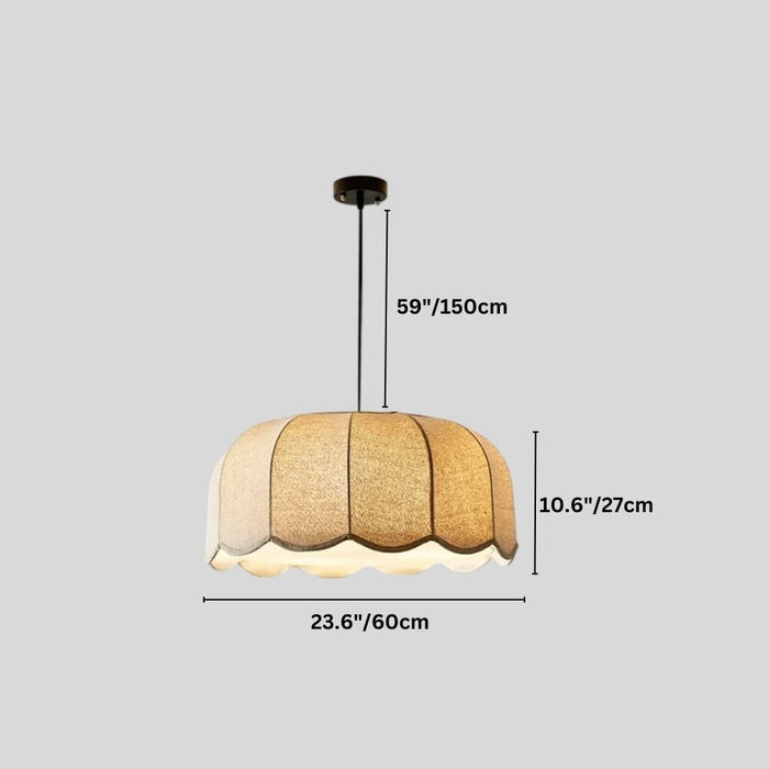 Japandi Frosted Glass Pendant Light – Mashi