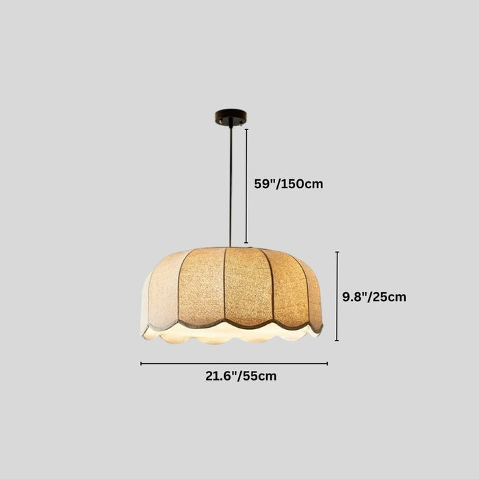 Japandi Frosted Glass Pendant Light – Mashi