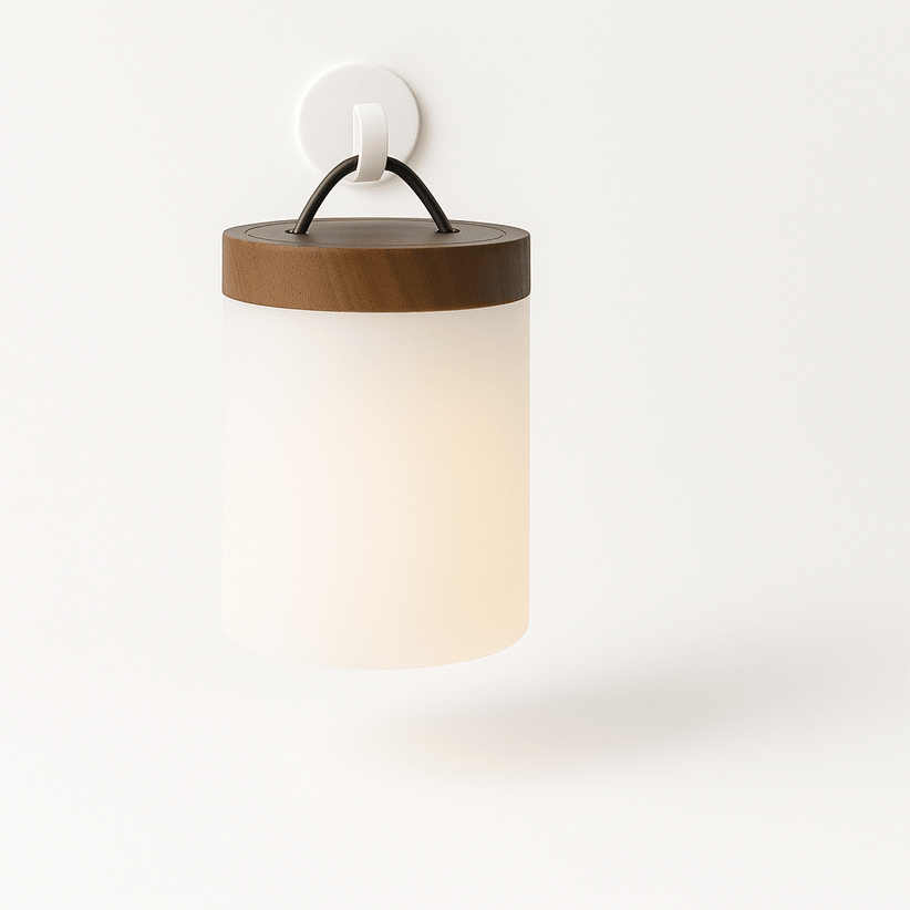 Japandi Linen Shade Table Lamp With Curved Form – Halina