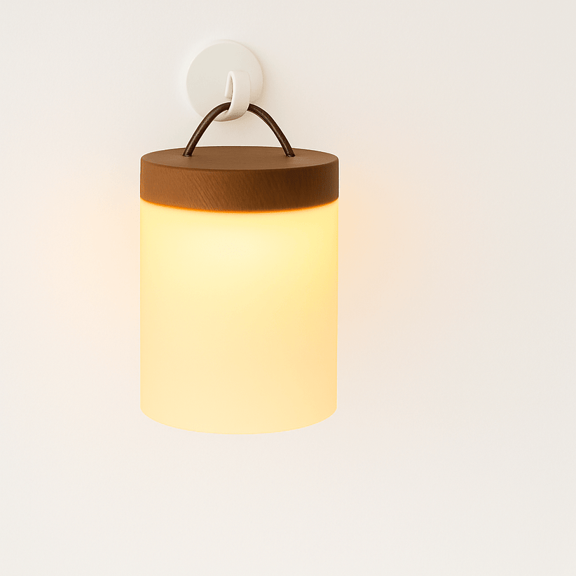 Japandi Linen Shade Table Lamp With Curved Form – Halina