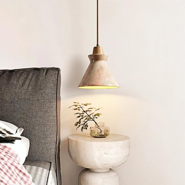 Japandi Ribbed Textured Pendant Light – Menra