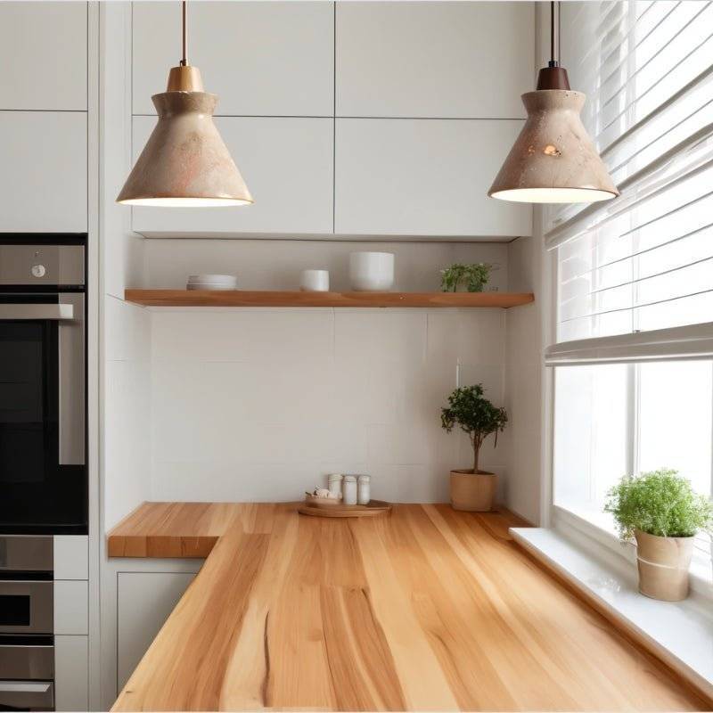 Japandi Ribbed Textured Pendant Light – Menra