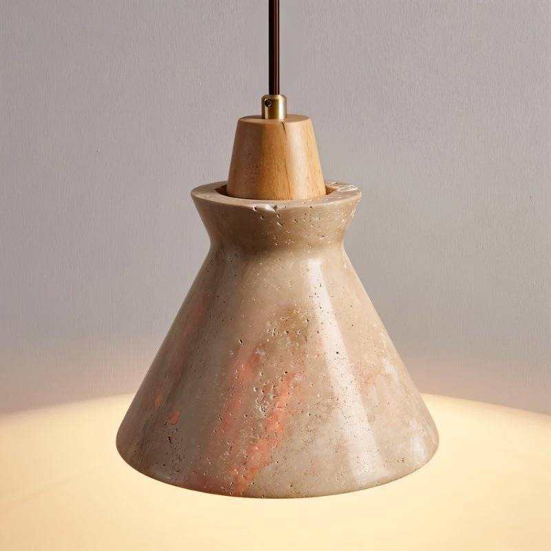 Japandi Ribbed Textured Pendant Light – Menra