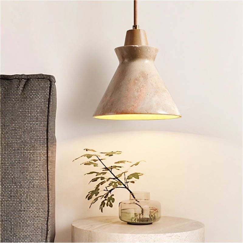 Japandi Ribbed Textured Pendant Light – Menra