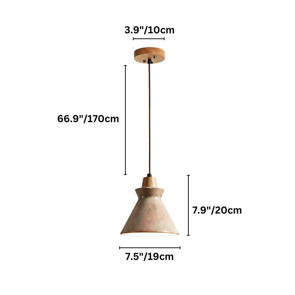 Japandi Ribbed Textured Pendant Light – Menra