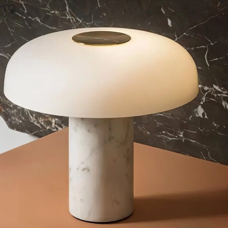 Japandi Natural Texture Table Lamp With Soft Glow – Nalpi