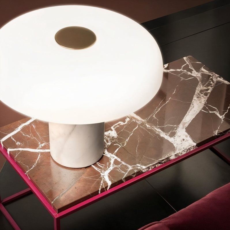 Japandi Natural Texture Table Lamp With Soft Glow – Nalpi