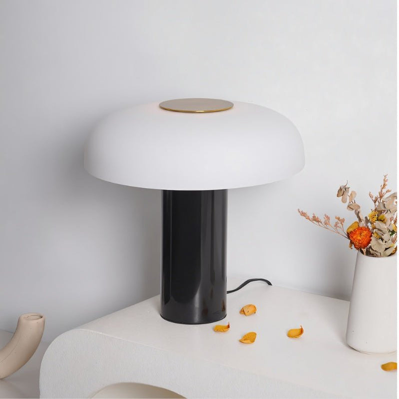 Japandi Natural Texture Table Lamp With Soft Glow – Nalpi