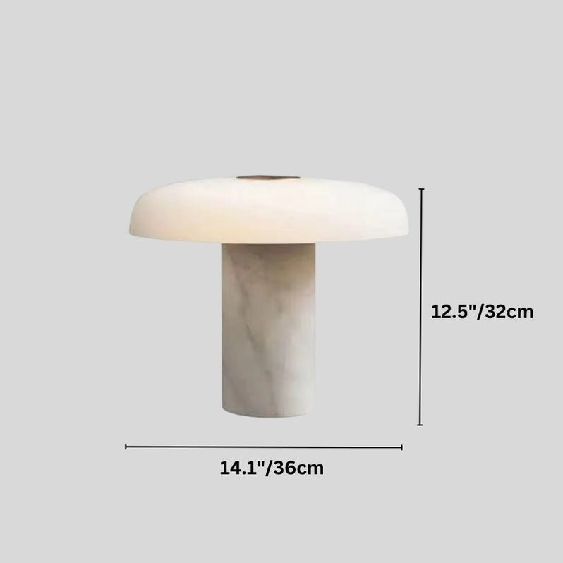 Japandi Natural Texture Table Lamp With Soft Glow – Nalpi