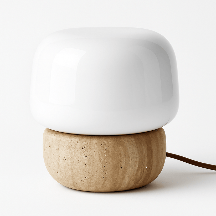 Japandi Compact Table Lamp With Matte Finish – Nira
