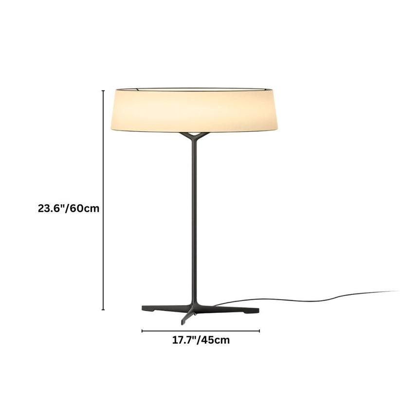 Japandi Opaline Glass Table Lamp With Brass Base – Odeon
