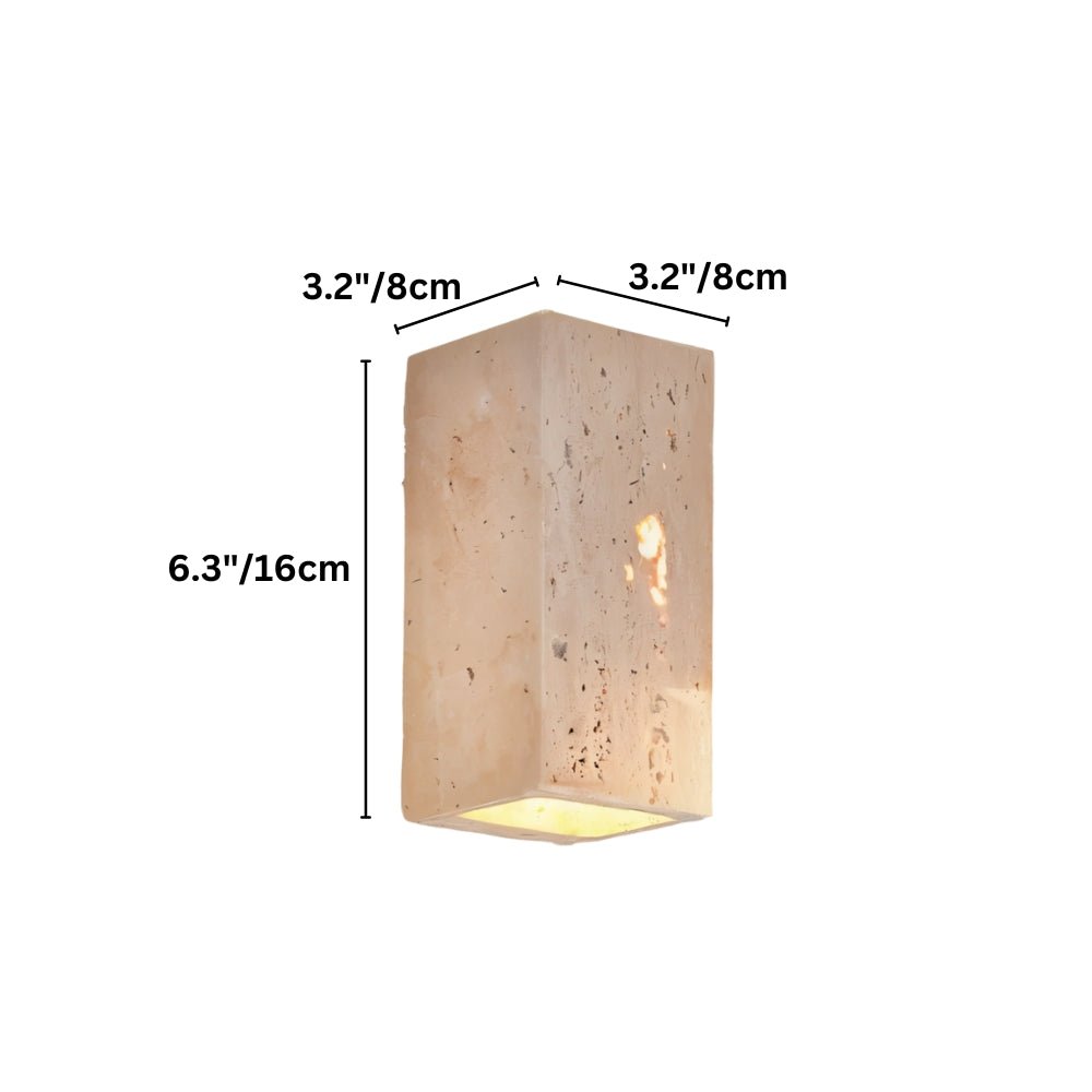 Japandi Vertical Metal Wall Lamp With Warm Diffuser – Phostic