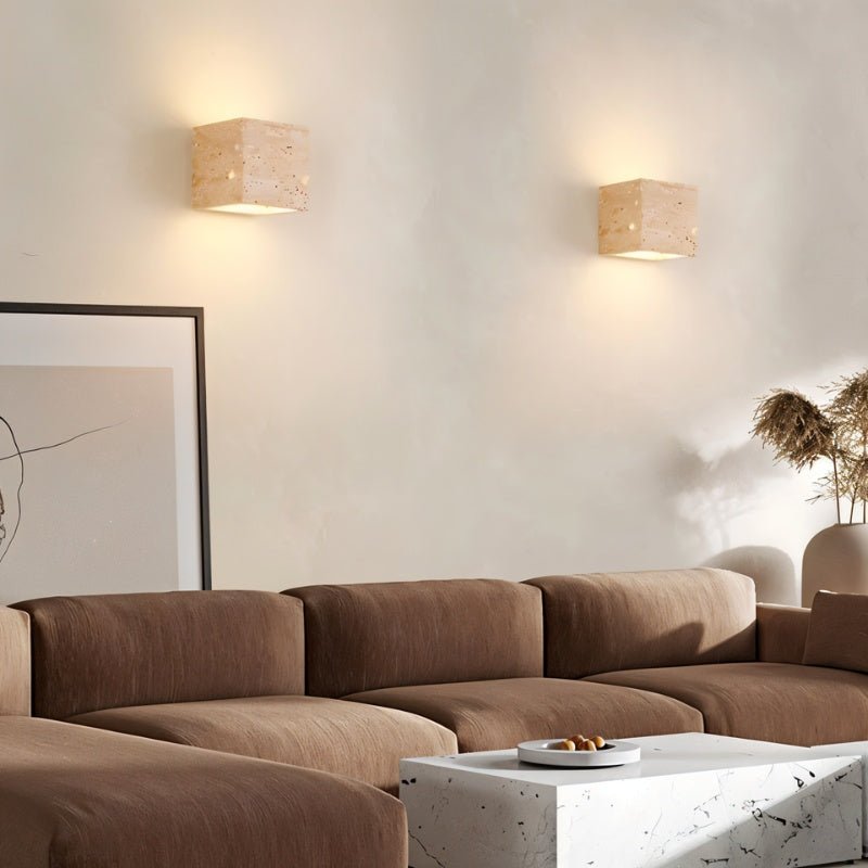 Japandi Vertical Metal Wall Lamp With Warm Diffuser – Phostic