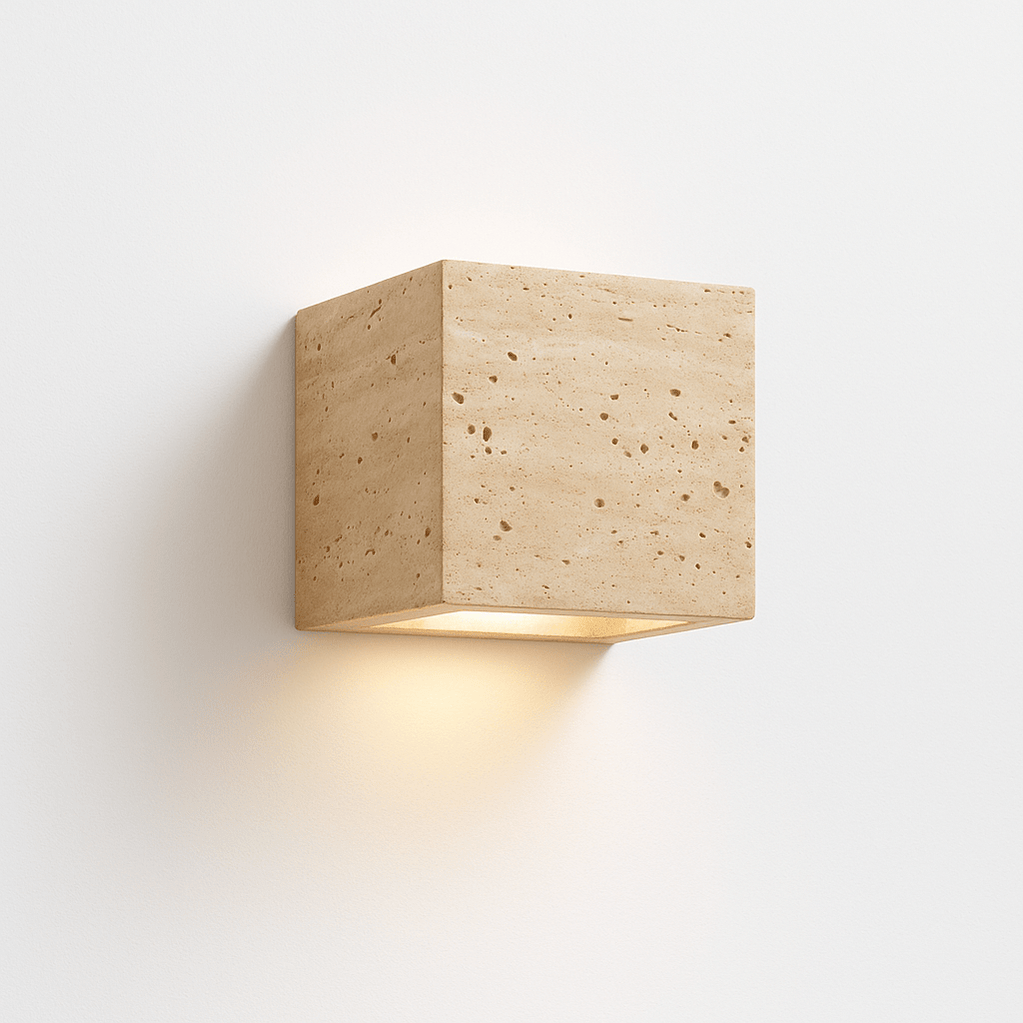 Japandi Vertical Metal Wall Lamp With Warm Diffuser – Phostic