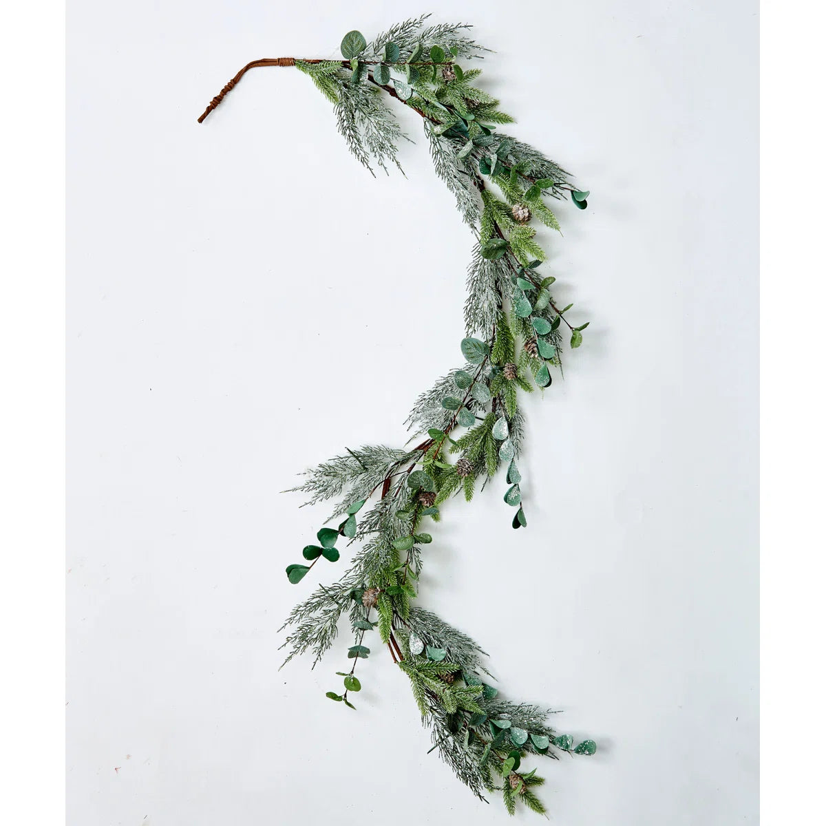 Pine and eucalyptus Christmas garland