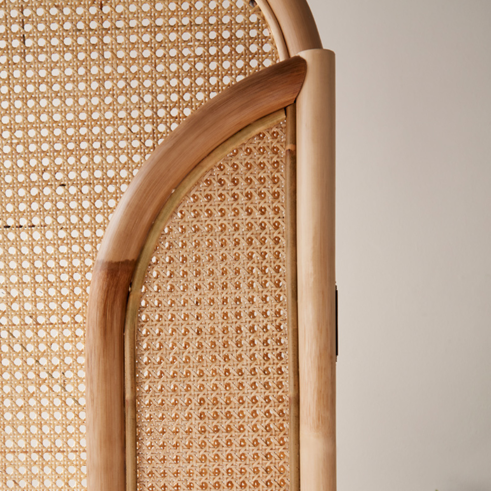 Accordion Rattan Japandi Room Divider | Japandistore®