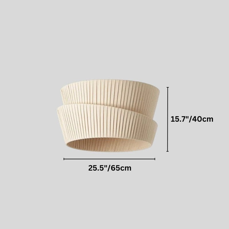 Japandi Organic Wood Ceiling Light – Rawa