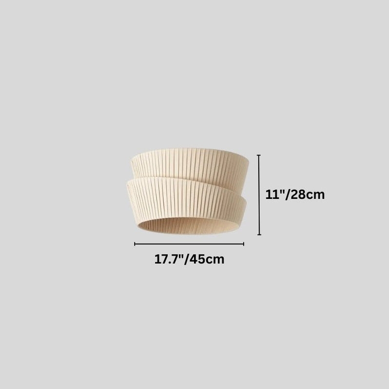 Japandi Organic Wood Ceiling Light – Rawa