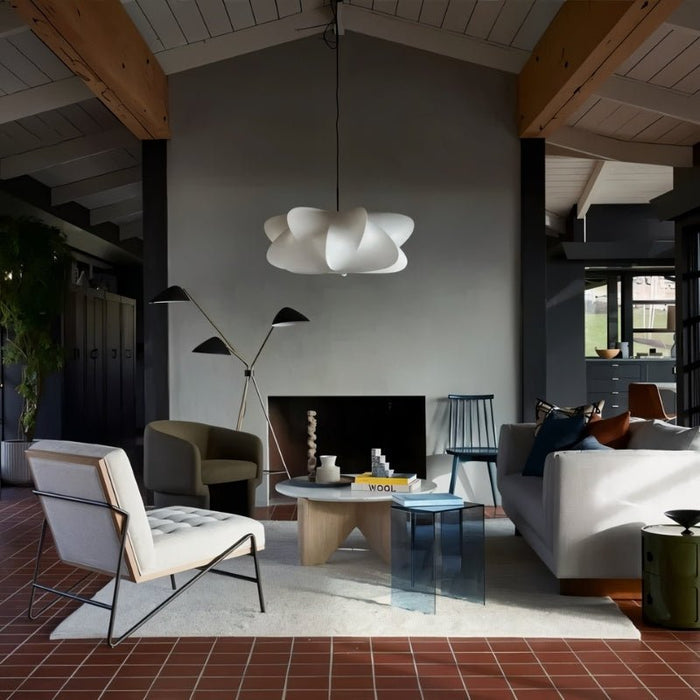 Japandi Opaline Minimalist Pendant Light – Serica