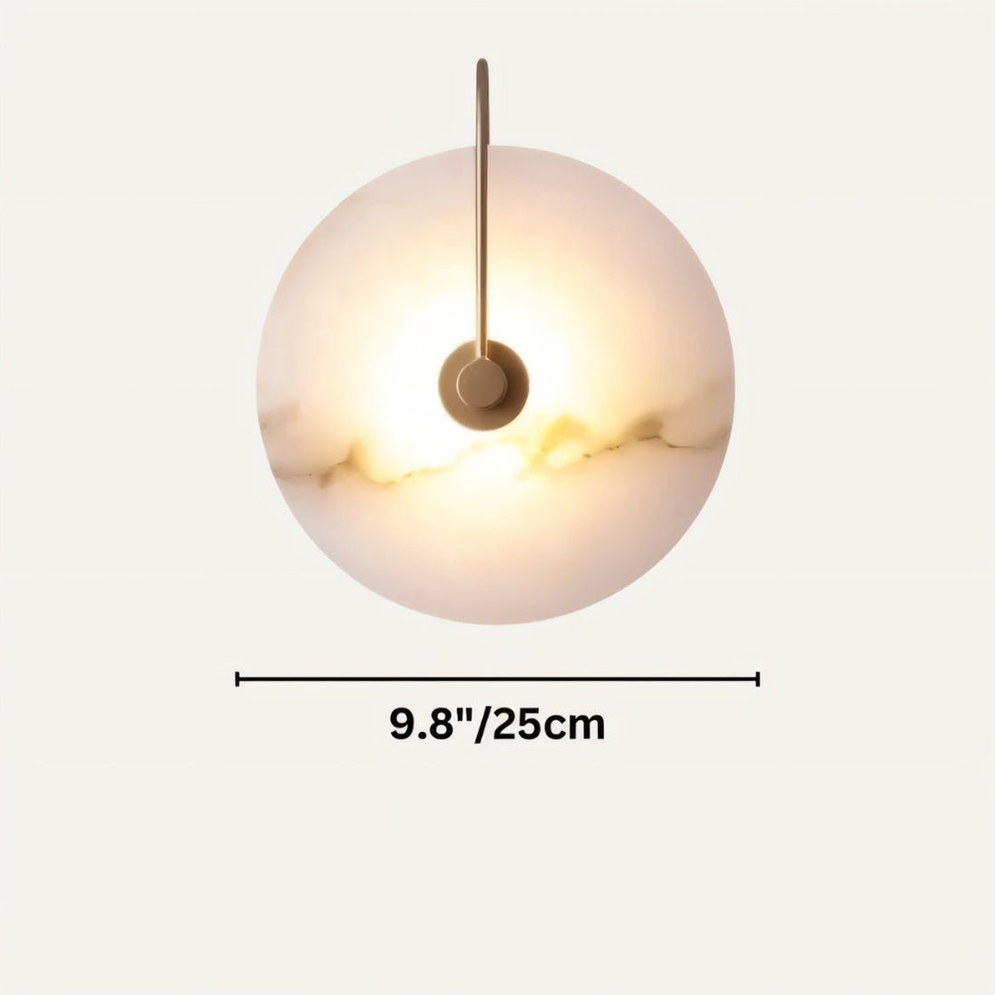 Japandi Sculpted Alabaster Wall Lamp – Sivac