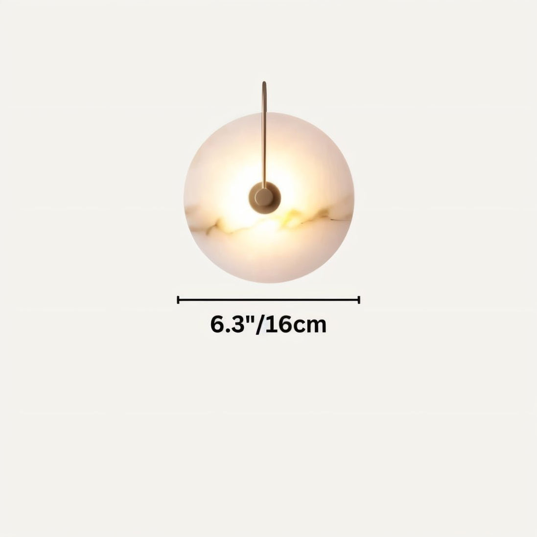 Japandi Sculpted Alabaster Wall Lamp – Sivac