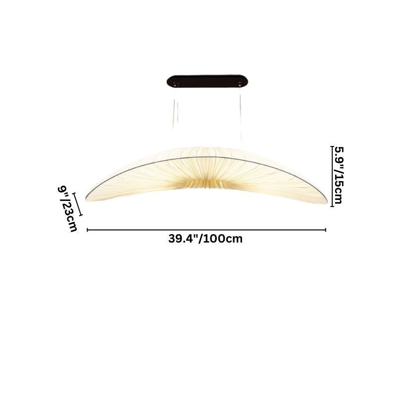 Japandi Sculptural Glass & Wood Chandelier – Skafos