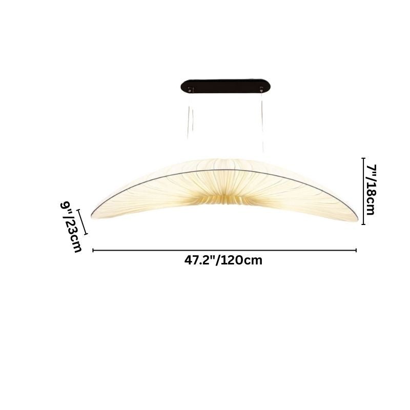 Japandi Sculptural Glass & Wood Chandelier – Skafos