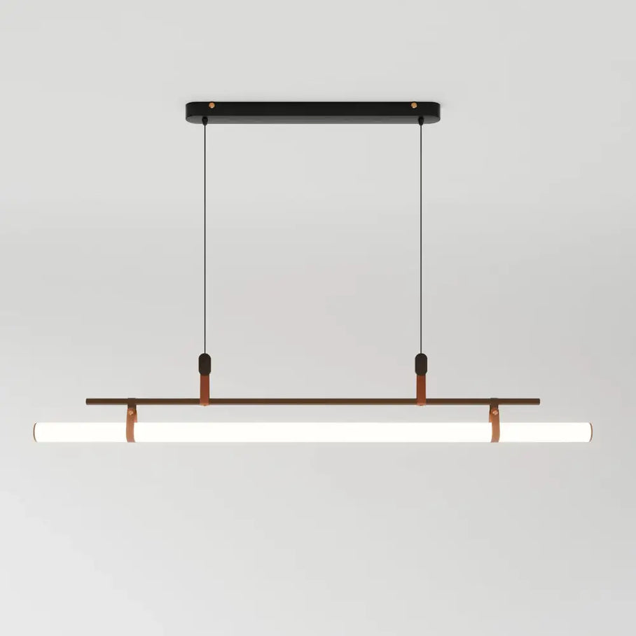 Japandi Minimalist Brass & Glass Chandelier – Solin