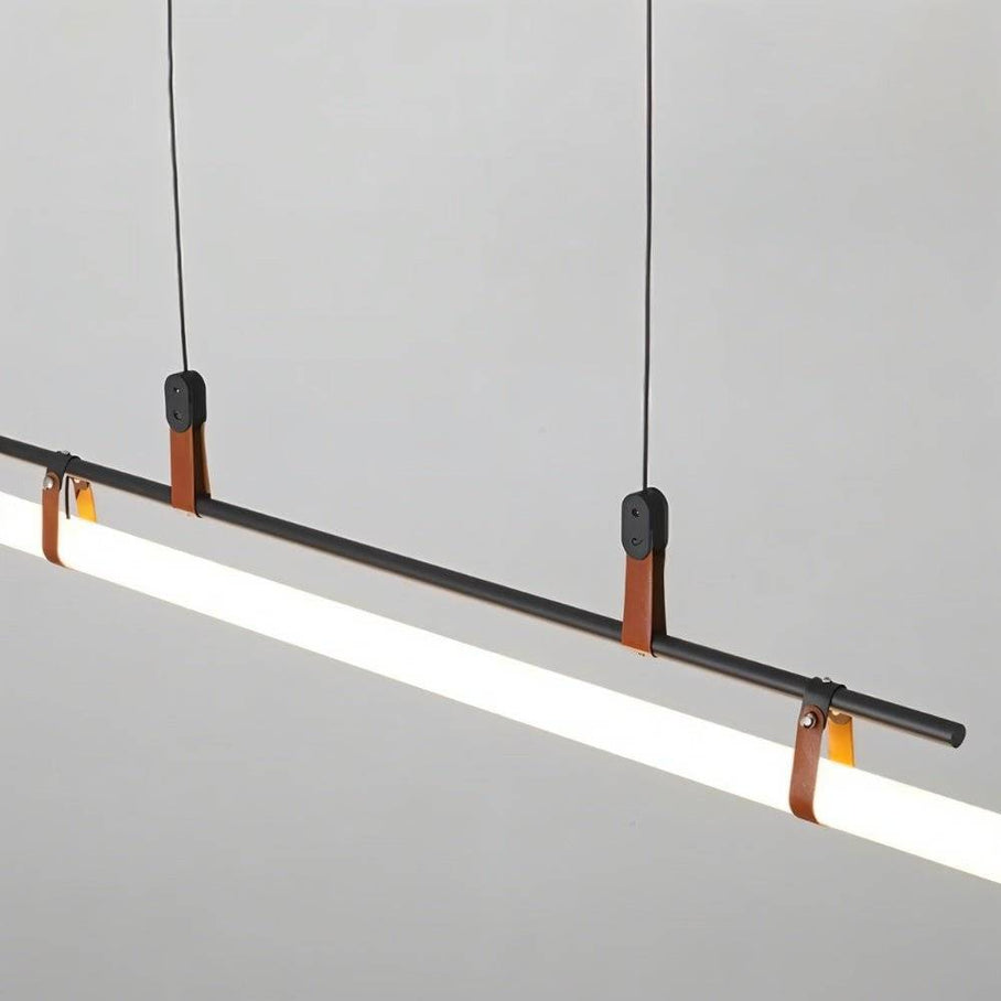 Japandi Minimalist Brass & Glass Chandelier – Solin
