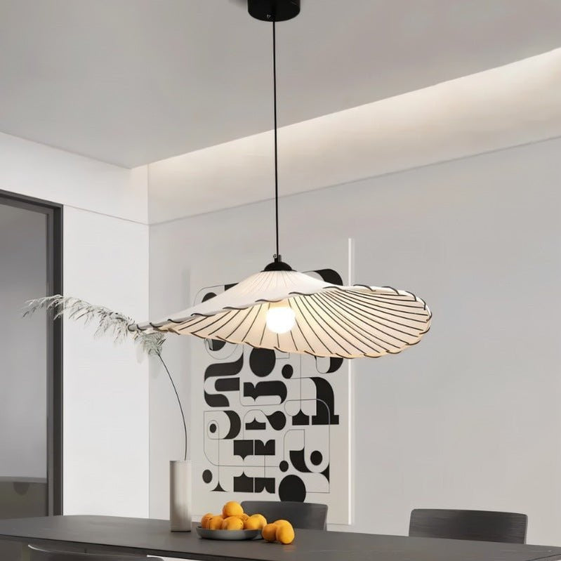 Japandi Slim Brass Suspended Chandelier – Suspen