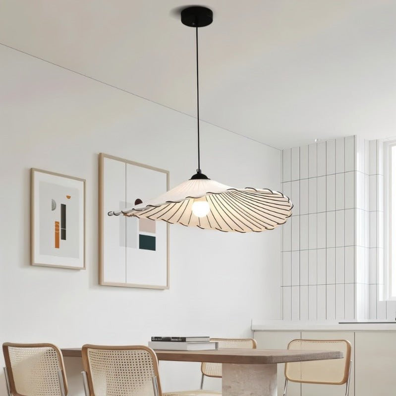 Japandi Slim Brass Suspended Chandelier – Suspen