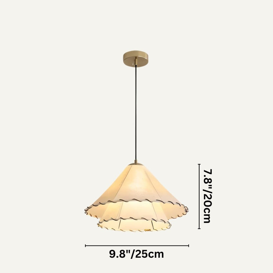 Japandi Slim Brass Suspended Chandelier – Suspen
