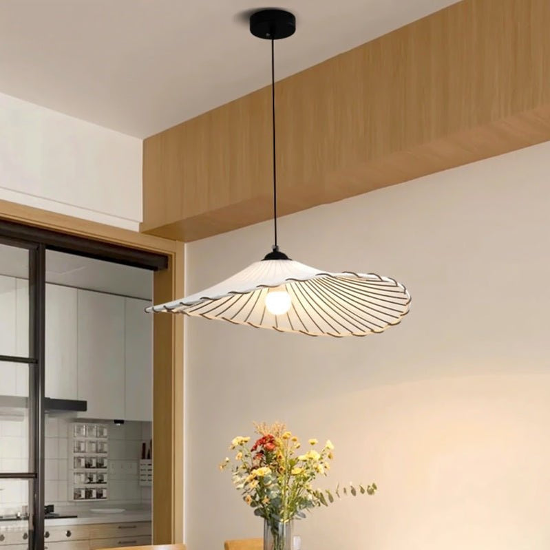 Japandi Slim Brass Suspended Chandelier – Suspen