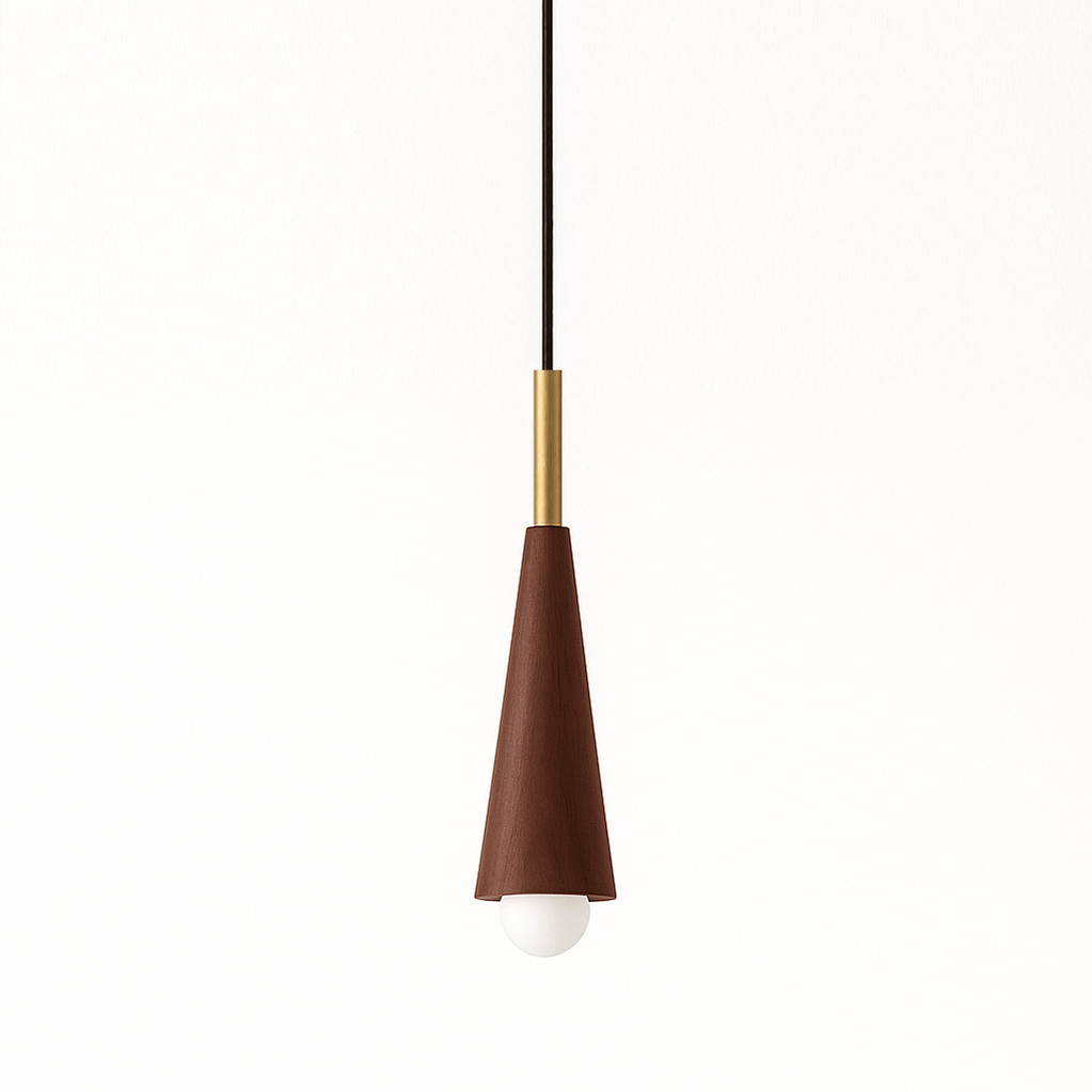 Japandi Elegant Glass Pendant Light – Svelora