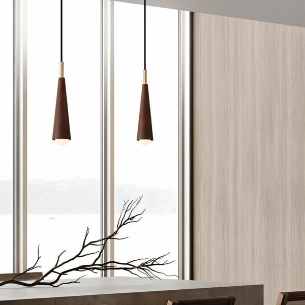Japandi Elegant Glass Pendant Light – Svelora