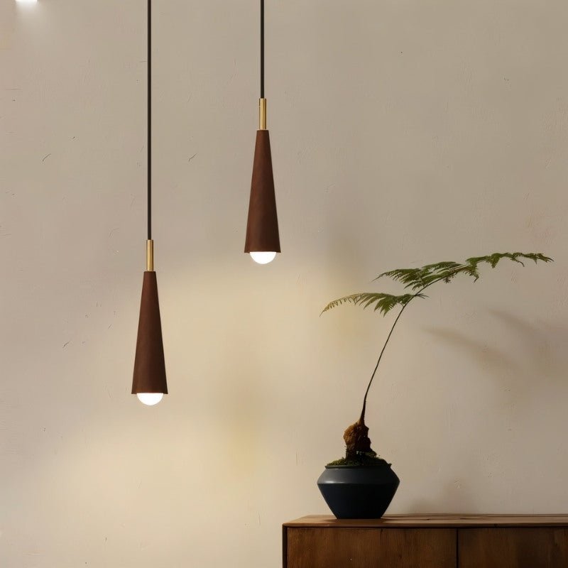 Japandi Elegant Glass Pendant Light – Svelora