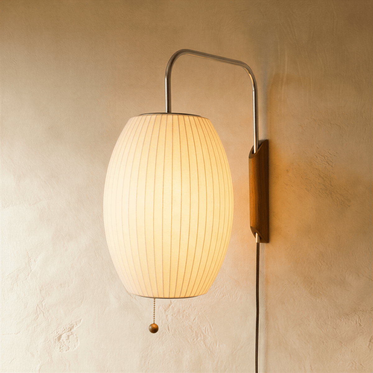 Japandi Fabric Shade Wall Lamp - Telan