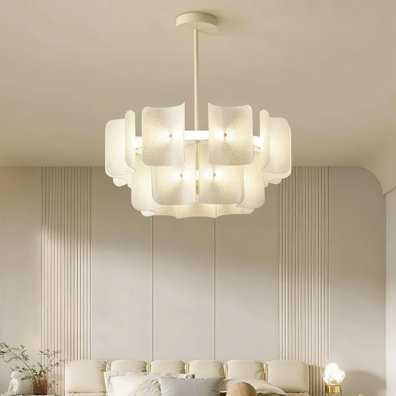 Japandi Industrial Metal Chandelier – Tiran