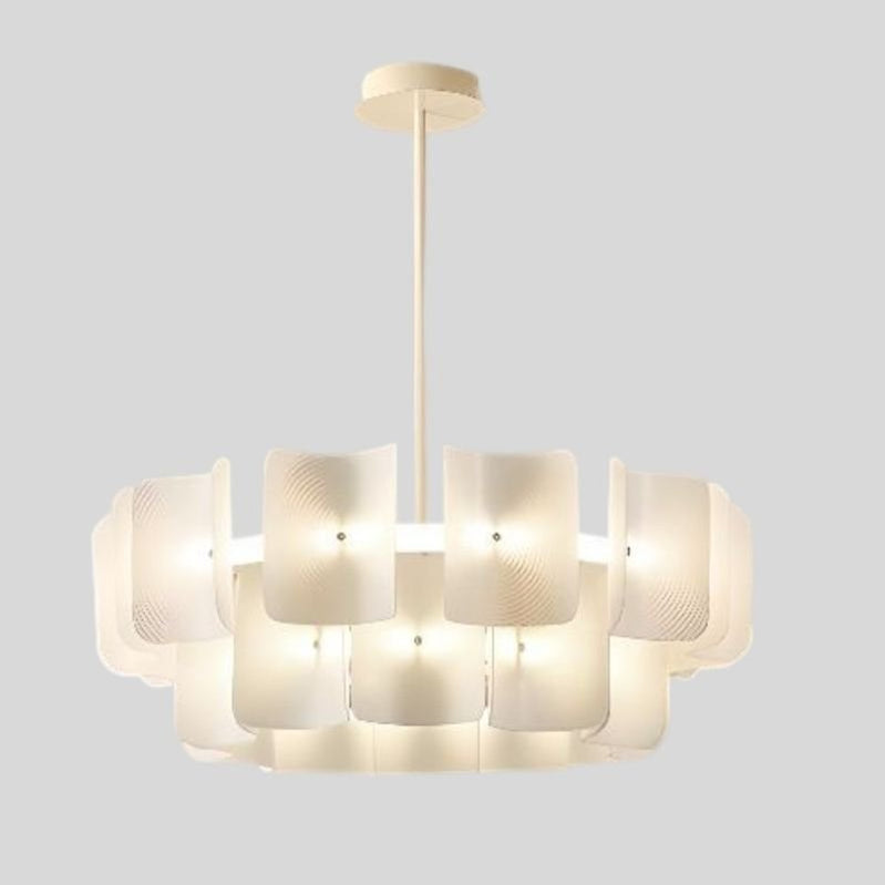 Japandi Industrial Metal Chandelier – Tiran