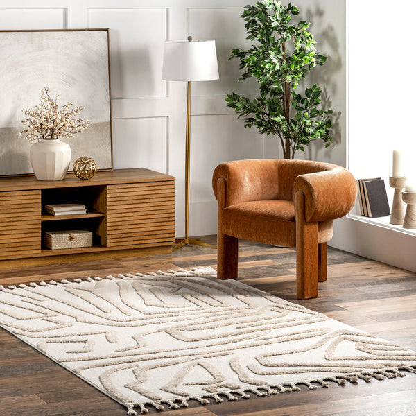 Japandi Abstract Art Rug