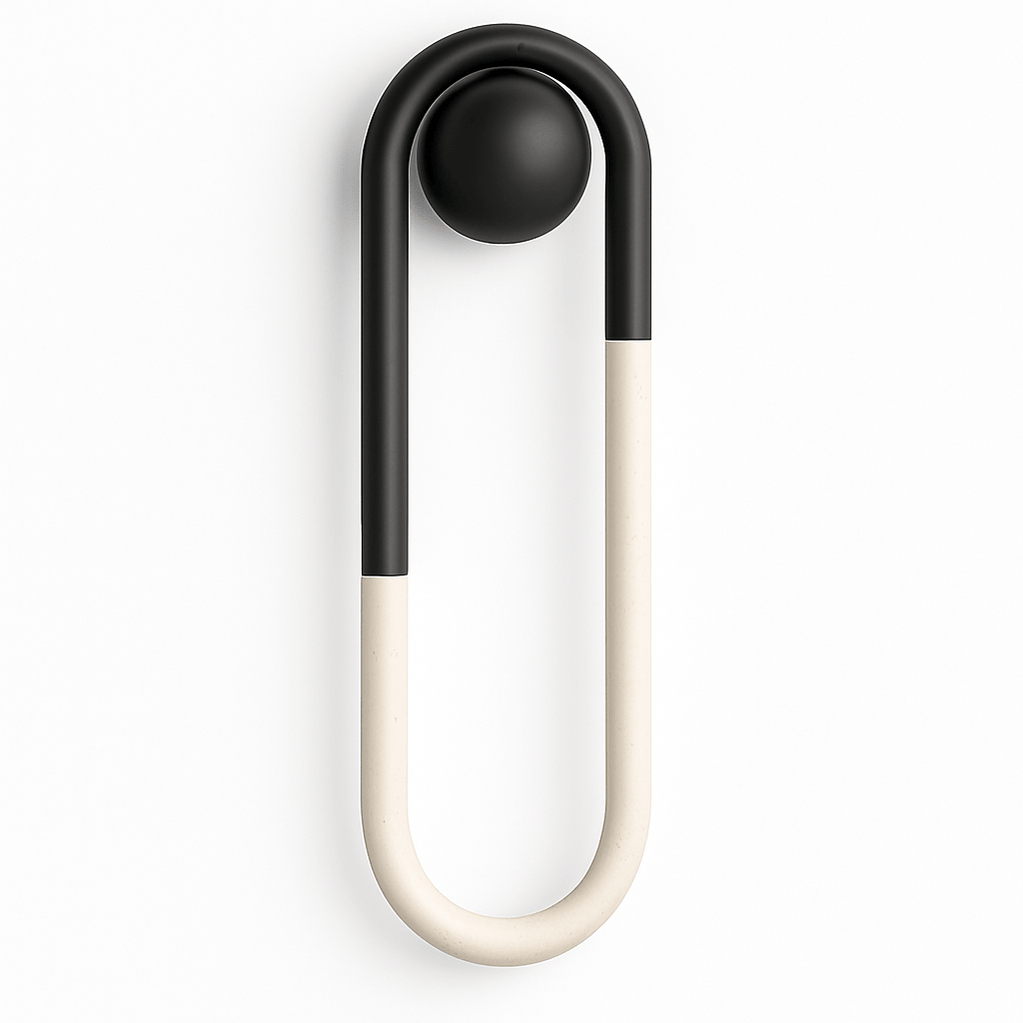 Japandi Minimalist Curved Metal Wall Lamp – Zenn