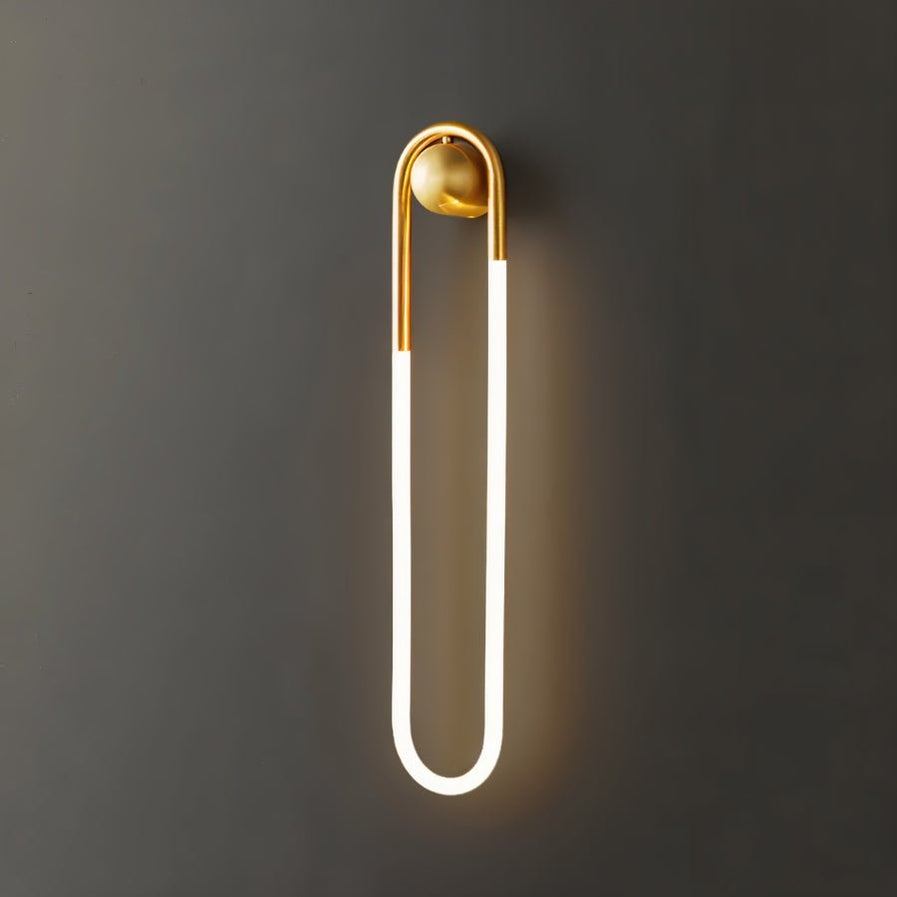 Japandi Minimalist Curved Metal Wall Lamp – Zenn